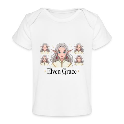 Elven Grace Fantasy Elf Maiden Graphic Magic - Baby Organic T-Shirt