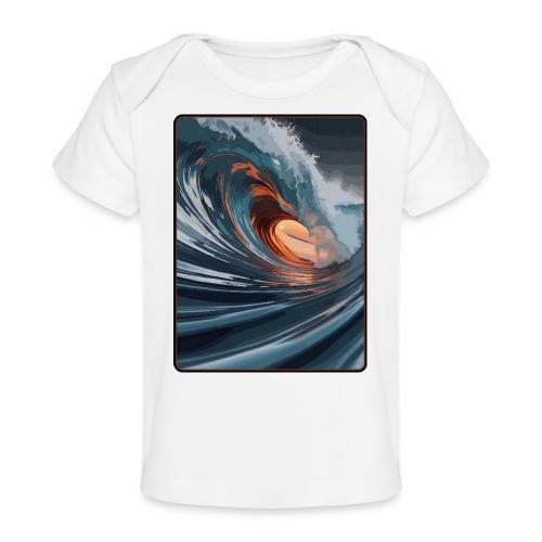 Copper Light Wave - Baby Organic T-Shirt