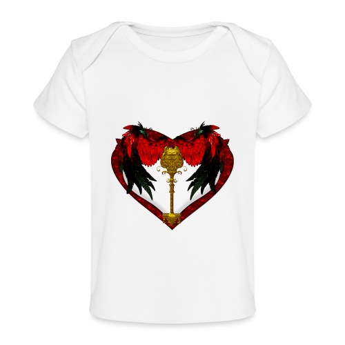 Angela's Valentine Heart - Baby Organic T-Shirt