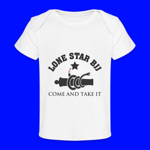 Lone Star BJJ - Come and Take It - Black and Red - Baby Organic T-Shirt