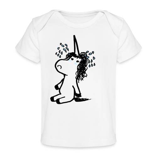 unicornio lloron - Baby Organic T-Shirt