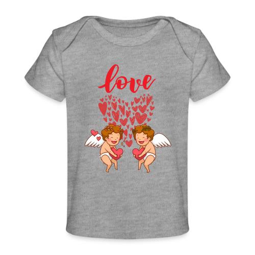 Cupid Love Designs, cupid love angel vibration. - Baby Organic T-Shirt
