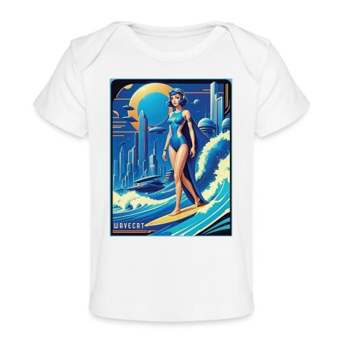 Art Deco City Surfer - Baby Organic T-Shirt