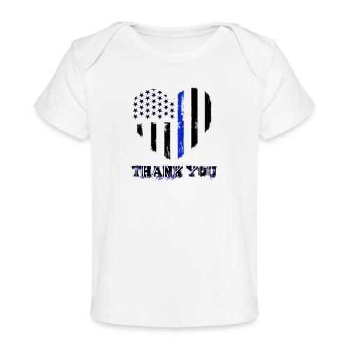 Police Thank You - Baby Organic T-Shirt
