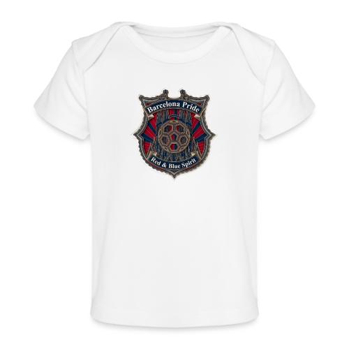 Barcelona Scarlet Pride T Shirt, Soccer City Gift - Baby Organic T-Shirt