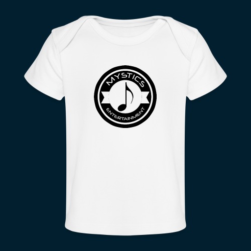 mystics_ent_black_logo - Baby Organic T-Shirt