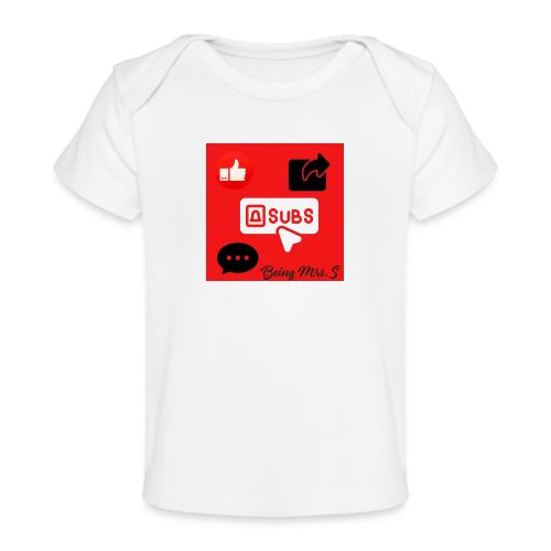 Like Share Subscribe Comment - Baby Organic T-Shirt