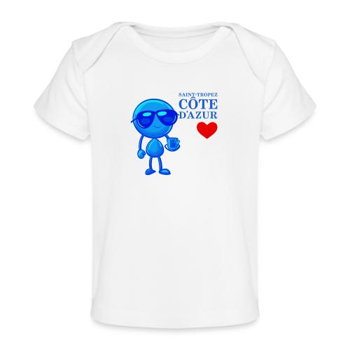 Smoon City_Saint Tropez Côte d'Azur - Baby Organic T-Shirt