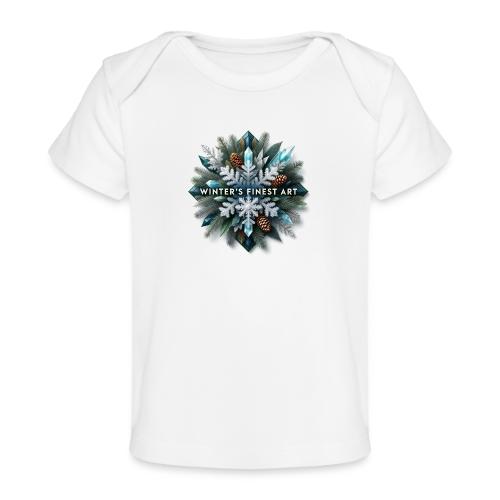 Intricate Frozen Evergreen T-Shirt - Baby Organic T-Shirt