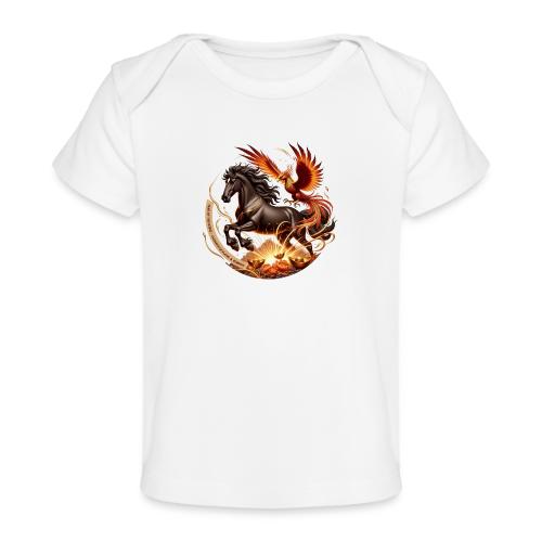 Year of the Horse Phoenix T Shirt, Lunar NY Gift - Baby Organic T-Shirt