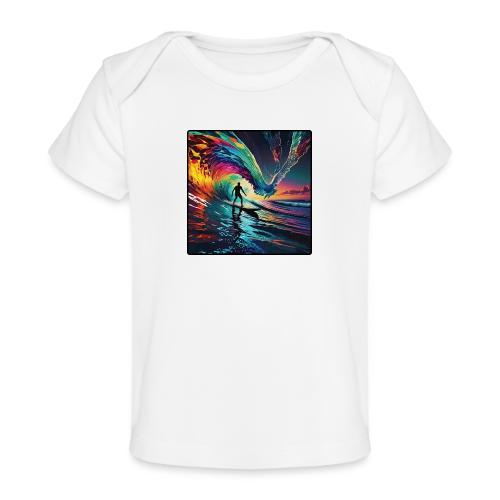 Avalon Rides A Flying Wave - Baby Organic T-Shirt