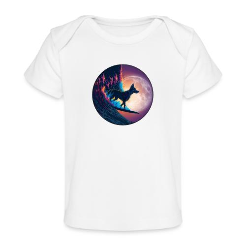 Black Dog Dropping In - Baby Organic T-Shirt