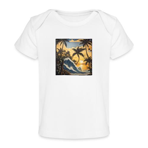 Jungle Wave Sunrise - Baby Organic T-Shirt