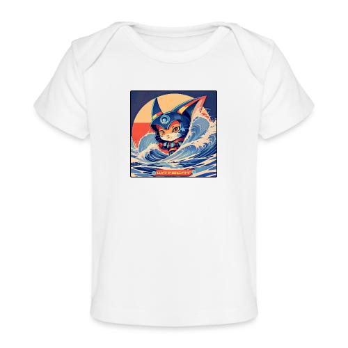 Wavecat Kitten - Baby Organic T-Shirt