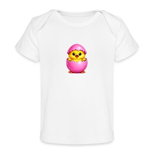 Easter Chick Pink - Baby Organic T-Shirt