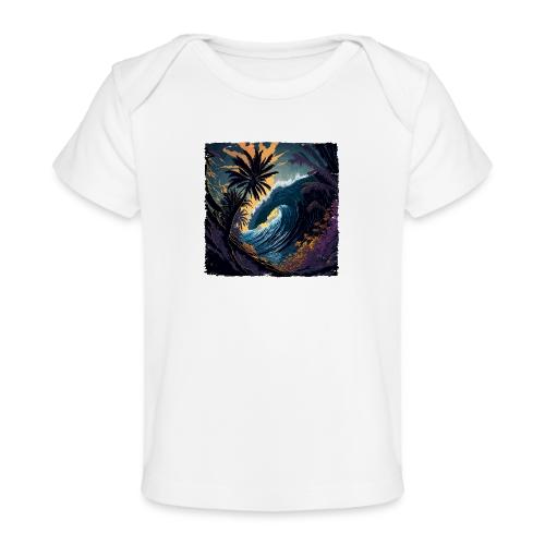 Moonlight Jungle Wave - Baby Organic T-Shirt