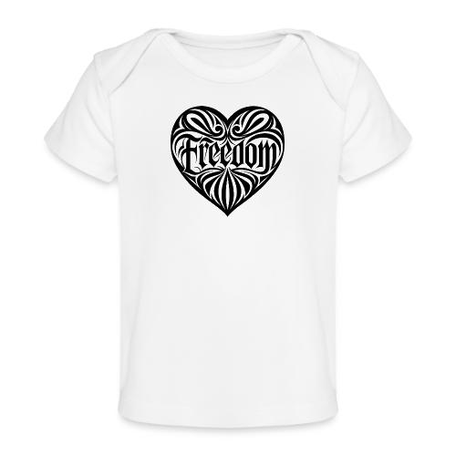 FREEDOM in Heart - Baby Organic T-Shirt