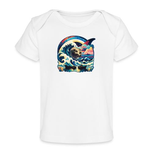 Moonlight Sun Waves - Baby Organic T-Shirt