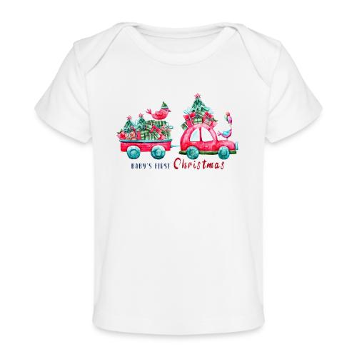 Baby's first Christmas - Baby Organic T-Shirt