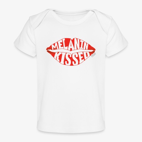 Melanin Kissed Tee by runonwords (r.o.w.) - Baby Organic T-Shirt