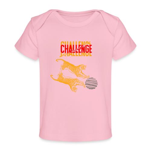 Double tiger fashion, jungle feline animals. - Baby Organic T-Shirt