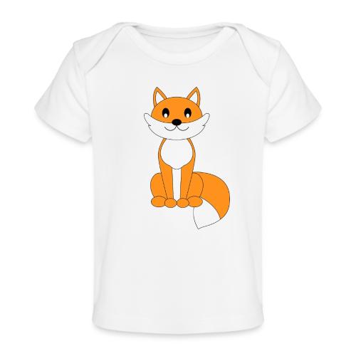 Clever Orange Fox - Infant Apparel and Cocoa Mug - Baby Organic T-Shirt
