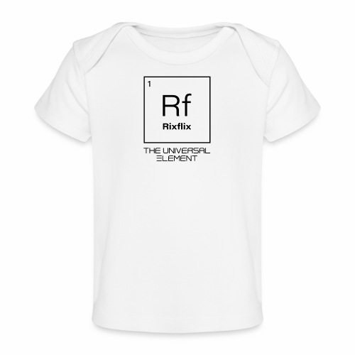 Rix Flix Universal Element white block - Baby Organic T-Shirt