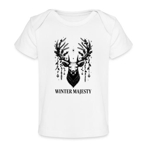 Majestic Reindeer T-Shirt, Poster, & Mug - Baby Organic T-Shirt