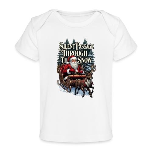 Nostalgic Santa T-Shirt - Baby Organic T-Shirt
