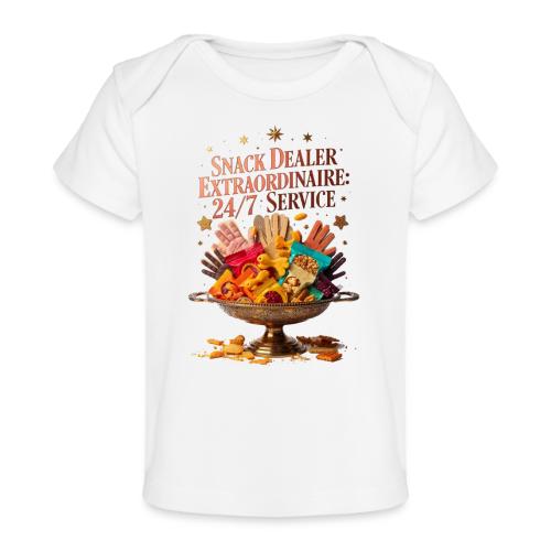 Snack Dealer Extraordinaire Tee, Mum Gift - Baby Organic T-Shirt