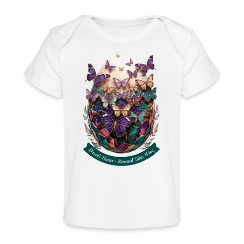 Easter Dawn's Flutter Butterfly T Shirt, Gift - Baby Organic T-Shirt