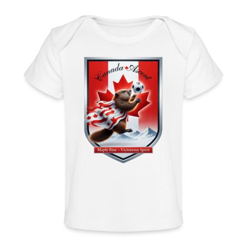 Canada Beaver Ascent T-Shirt, Canadian Pride Gift - Baby Organic T-Shirt