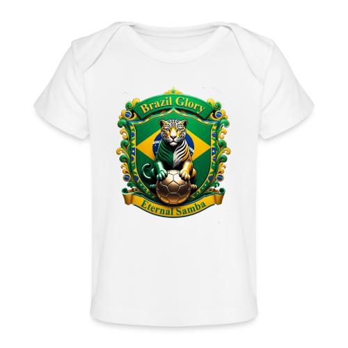 Brazil Jaguar Glory Tee, Brazilian Pride Gift - Baby Organic T-Shirt