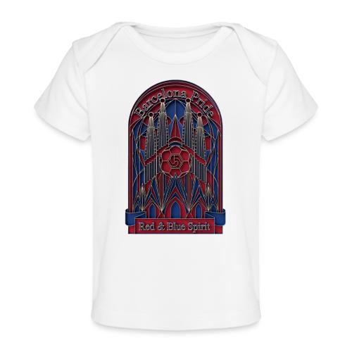 Barcelona Scarlet Pride T Shirt, Vibrant City Gift - Baby Organic T-Shirt