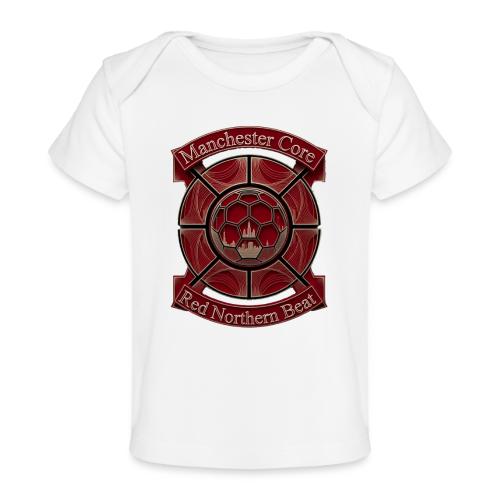Manchester Is Red T Shirt, Soccer City Pride Gift - Baby Organic T-Shirt