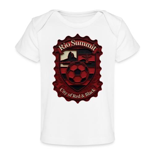 Flamengo Scarlet Summit T-Shirt, Football Gift - Baby Organic T-Shirt