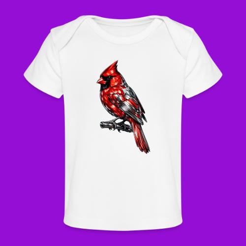 Silver Cardinal - Baby Organic T-Shirt