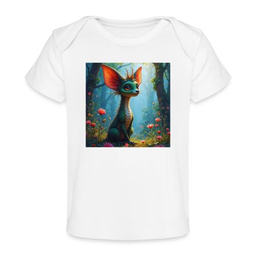 Fantasy Forest Character with Magical Vibe - Baby Organic T-Shirt