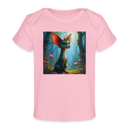 Fantasy Forest Character with Magical Vibe - Baby Organic T-Shirt