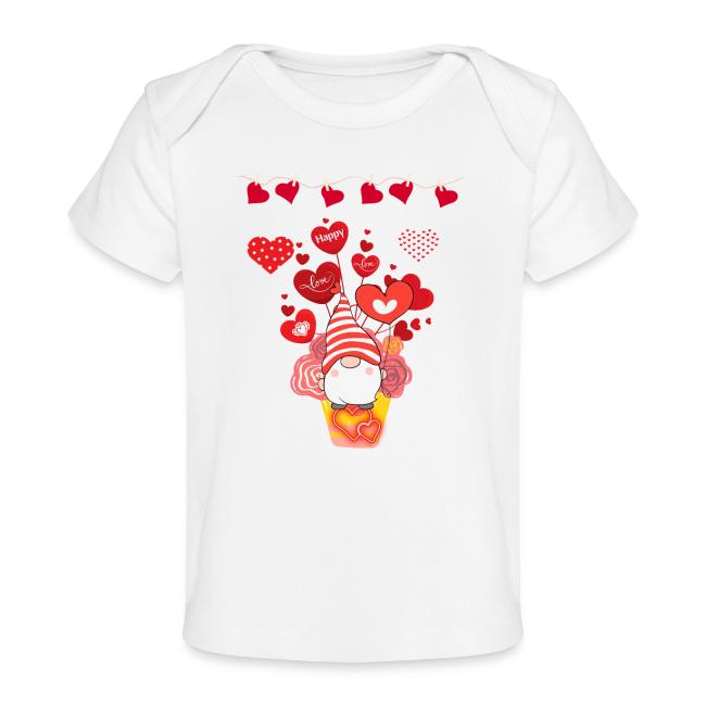 Design wrapped in love hearts, vibrating in love.