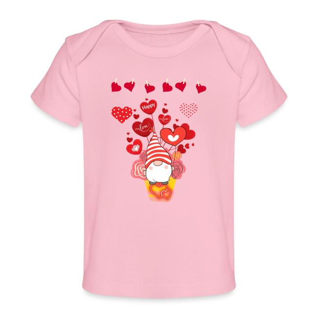 Design wrapped in love hearts, vibrating in love.