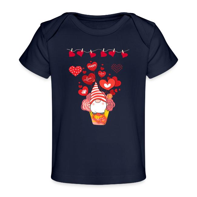 Design wrapped in love hearts, vibrating in love.