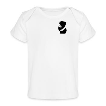Baby, Pregnant - Baby Organic T-Shirt - white - Front