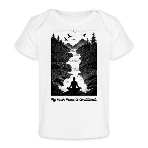 Conditional Inner Peace T-Shirt | Minimalist Zen - Baby Organic T-Shirt