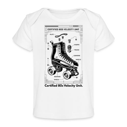 Retro Roller Skate T-Shirt - Baby Organic T-Shirt
