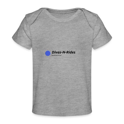Divas N Rides Blue Dot Spot - Baby Organic T-Shirt