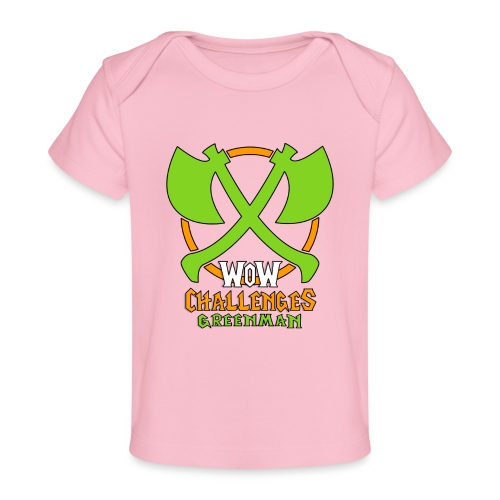 WoW Challenges Green Man - Baby Organic T-Shirt