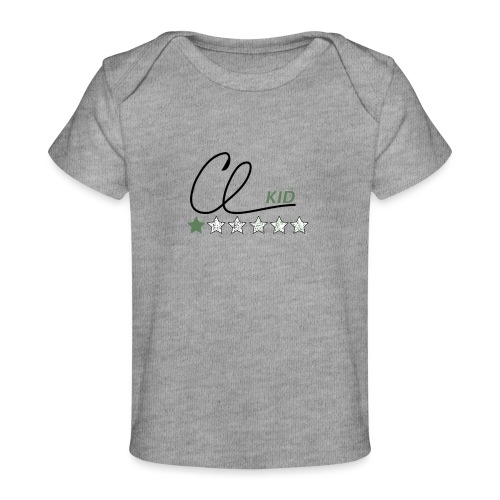 CL KID Logo (Olive) - Baby Organic T-Shirt
