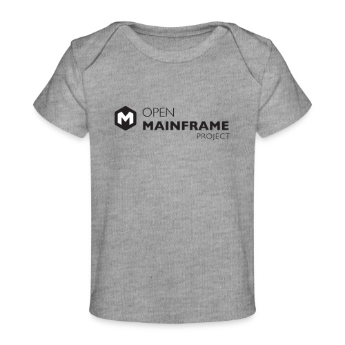 Open Mainframe Project - Black Logo - Baby Organic T-Shirt