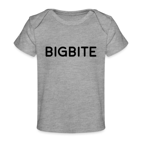 BIGBITE logo red (USE) - Baby Organic T-Shirt